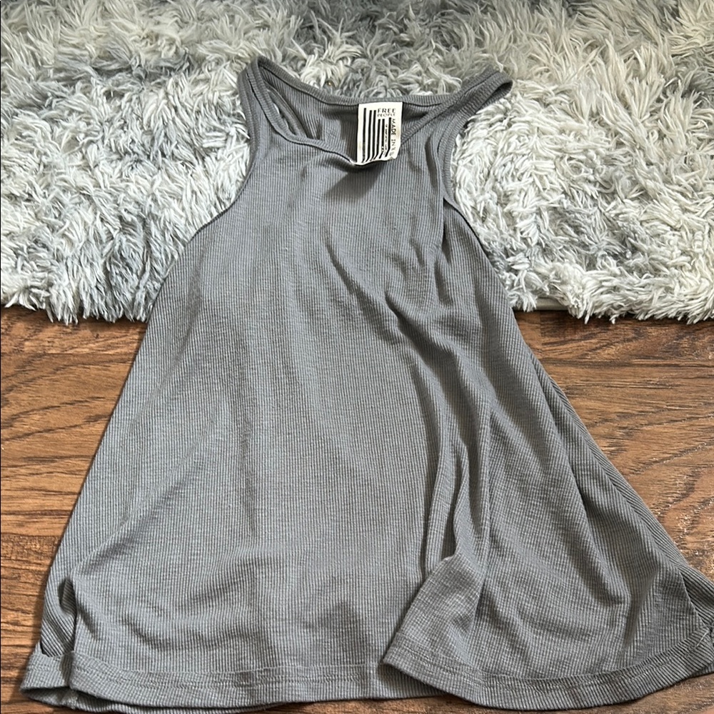 Free people Gray Sleeveless Women's Top
